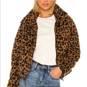 Apparis Paula Chocolat Puffer in Leopard